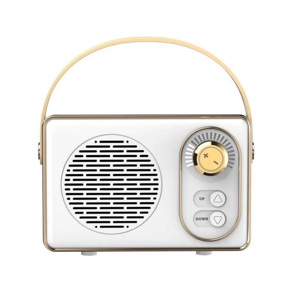 Altavoz Retro Bluetooth con Radio, USB y Tarjeta SD