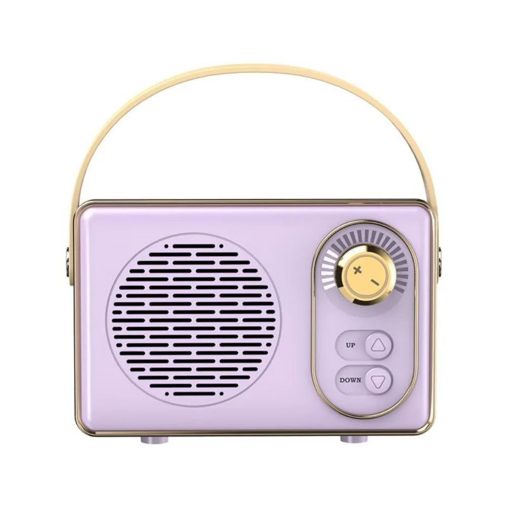 Altavoz Retro Bluetooth con Radio, USB y Tarjeta SD – Estilo Vintage en 4 Colores